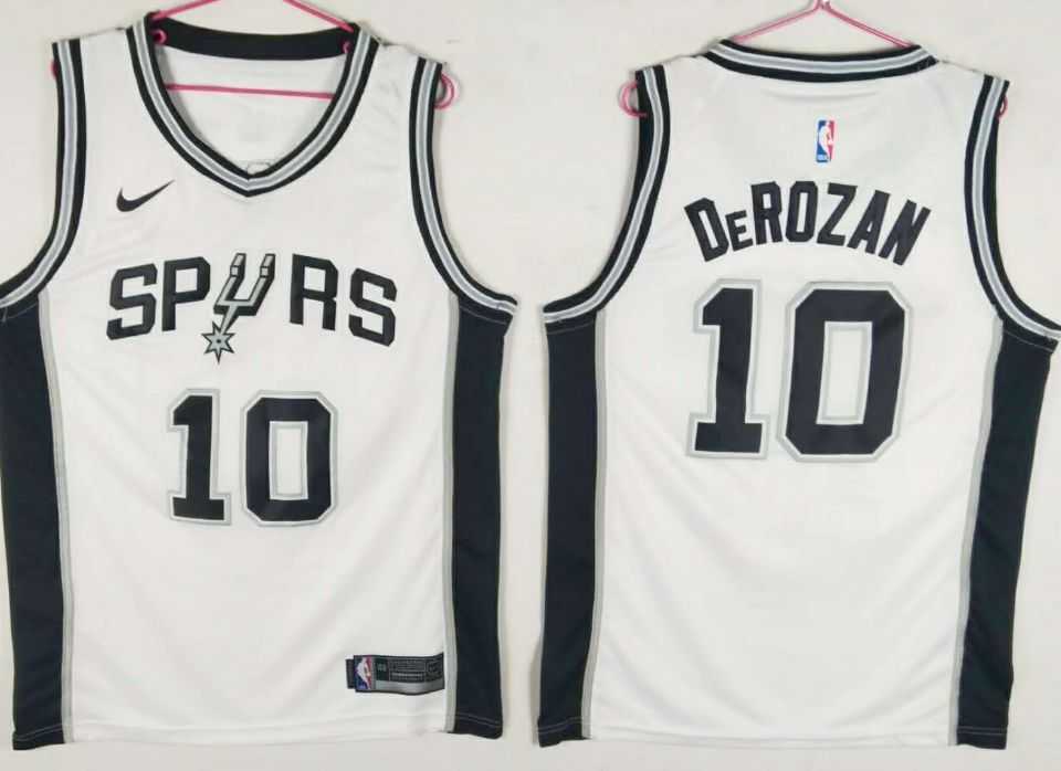 Spurs 10 DeMar DeRozan White Nike Swingman Stitched NBA Jersey,We sell and wholesale Spurs 10 DeMar DeRozan White Nike Swingman Stitched NBA Jersey on line form chian!